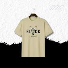 Minimalist “BLACK” Typography T-Shirt – Beige